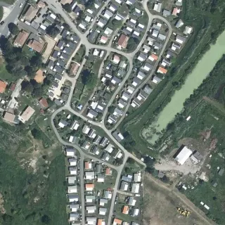 Vue aérienne de Camping Mussonville