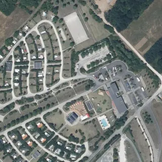 Vue aérienne de Le Plan d'Eau