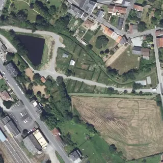 Aerial view of La Planche des Dames