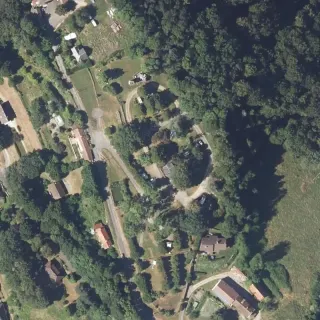 Luftbild von Camping municipal Saint Pierre Château