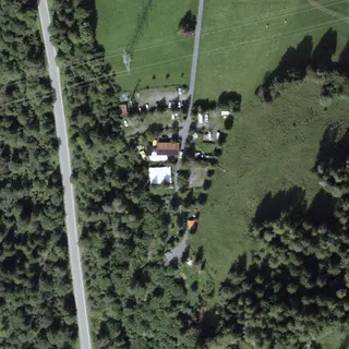Luftbild von Camping Carrera