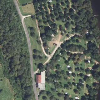 Luftbild von La Berge Ombragée