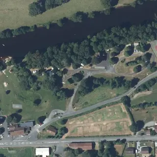 Vue aérienne de La Baignade