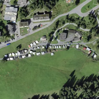 Luftbild von Arosa