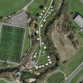 Luftbild von La Grande Écluse