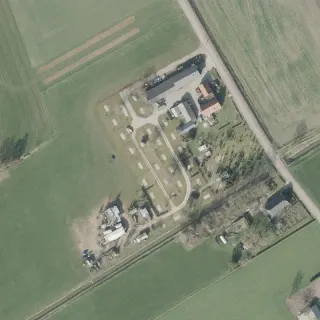 Vue aérienne de 't Zwaantje