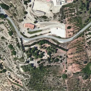 Luftbild von Zona de Lleure L'Acampada