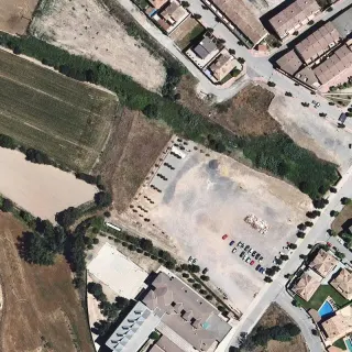 Luftbild von Stellplatz