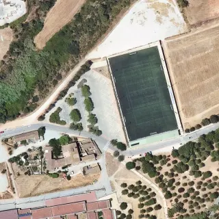 Vista aerea di Área de la Colònia Güell