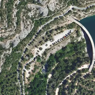 Vue aérienne de La Presa
