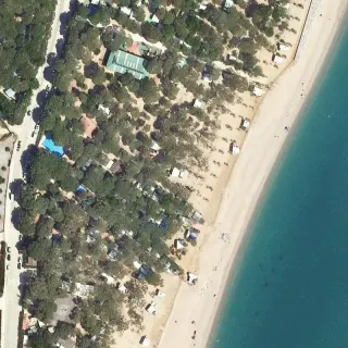 Luftbild von Càmping Voramar