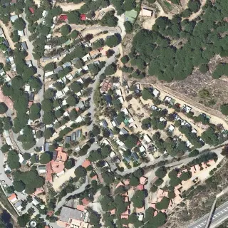 Luftbild von Càmping Bona Vista
