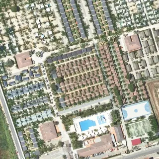 Luftbild von Camping Estival Vendrell Platja