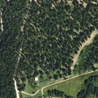 Luftbild von Terreny d'acampada El Verd