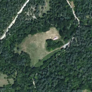 Luftbild von Terreny d'acampada La Planassa