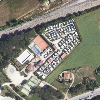 Aerial view of Vila Village