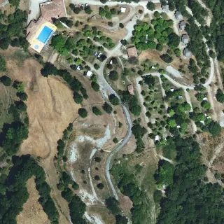 Aerial view of Càmping de Vidrà