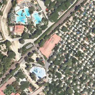 Luftbild von Càmping Resort Playa Montroig