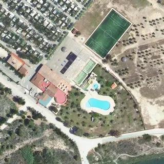 Aerial view of Camping l'Aube