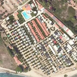 Vue aérienne de Camping Playa y Fiesta