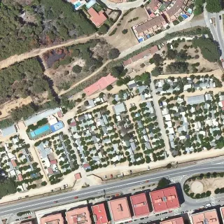 Aerial view of Camping Victoria