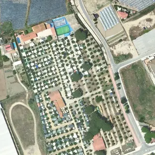 Luftbild von Càmping Oasis