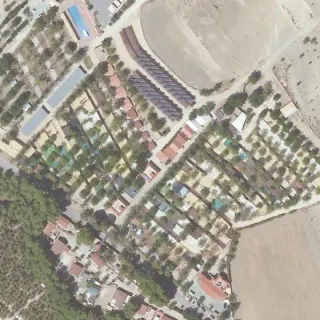 Aerial view of Camping Los Bermejales