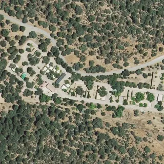 Aerial view of Camping Puente Nuevo