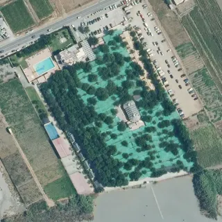 Vue aérienne de Camping Almayate Costa