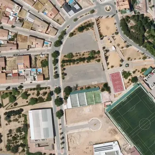 Luftbild von Área de Autocaravanas Villanueva de Algaidas