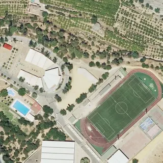 Vista aerea di Área de Hornachuelos