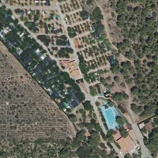 Luftbild von Camping Azahar