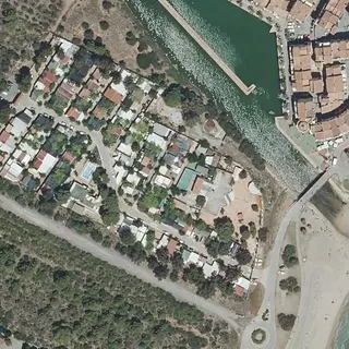Vue aérienne de Camping Cortijomar