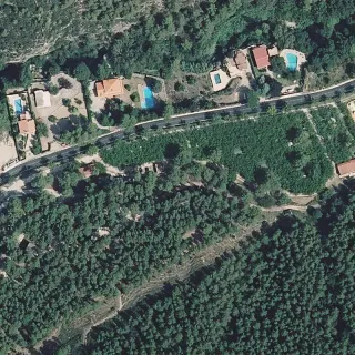 Luftbild von Camping Molí l'Abad