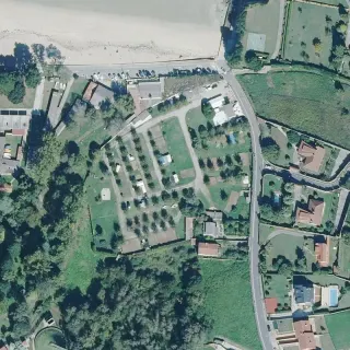 Aerial view of Green Village