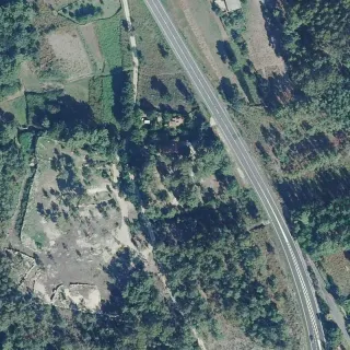 Aerial view of Camping Os Castros