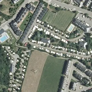 Luftbild von Camping Escarra