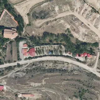 Luftbild von Camping Aliaga