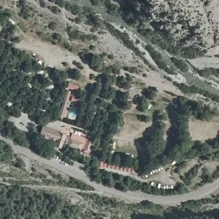 Vue aérienne de Los Vives