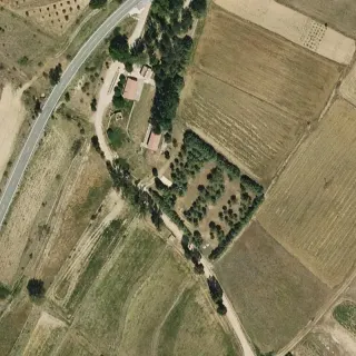 Vue aérienne de Merendero La Huerta