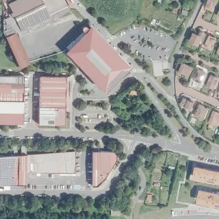 Luftbild von ciudad de Bermeo