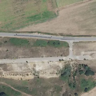 Vista aerea di Bernedoko autokarabana gunea