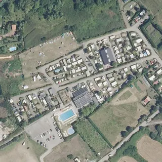 Luftbild von Camping Sopelana