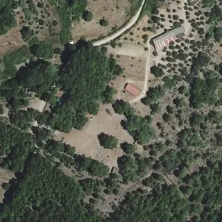 Vista aerea di Campamento El Escurialejo