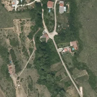 Vista aerea di Camper service