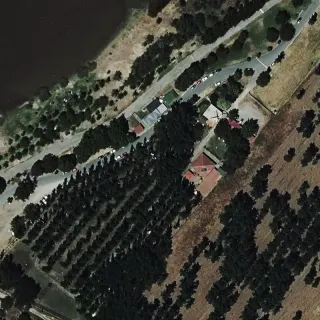 Aerial view of Camping Tormes