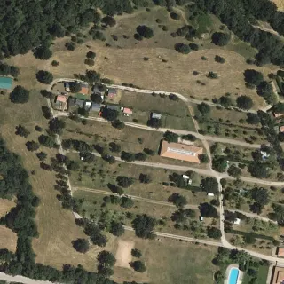 Aerial view of Camping Entrerrobles
