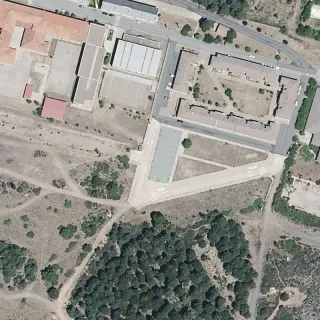 Luftbild von Área de Autocaravanas de Alcañices