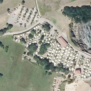 Luftbild von Camping Playa de Isla
