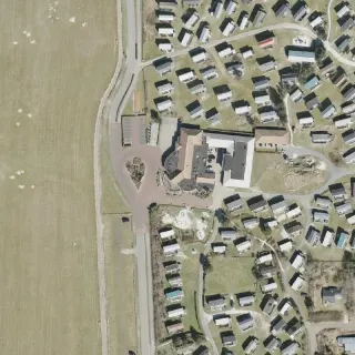Luftbild von Roosdunen